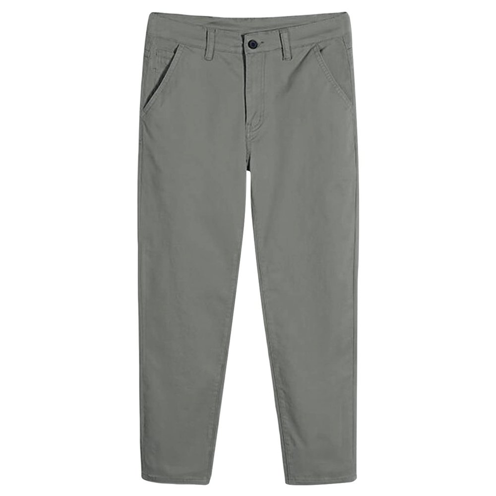 Men's Relaxed fit Straight Leg Pants Classic Stretch Lightweight Chino Pant Casual Loose Flat Front Dress Trousers (Light Green,34)