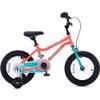 RoyalBaby Summer Toddler Bike,14 Inch Kids Bike for Age 3-5 Years Children Bicycle with Training Wheels, Dual Brake Boys and Girls Bike,Red view 2