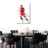 TISHIRON Canvas Wall Art Football Sport Posters Cristiano Ronaldo Painting Artwork Modern Home Decor for Living Room Bedroom Office Prints Framed Ready to Hang 36x24 in view 4