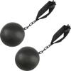 Cagemoga 2 Pack Halloween Prison Ball and Chain Plastic Prisoner Ankle Ball Chain for Halloween Cosplay Prison Themed Party Dress Up Accessory view 1