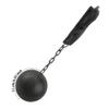 Cagemoga 2 Pack Halloween Prison Ball and Chain Plastic Prisoner Ankle Ball Chain for Halloween Cosplay Prison Themed Party Dress Up Accessory view 2