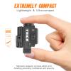 trica 800 Lumens Compact Green/Red Laser Light Combo, Compact Rechargeable Tactical Flashlight with Green Beam Quick Release Strobe Function Laser Light Combo with 1913 or GL Rail, Built-in Batter view 2