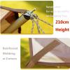 XIANGBINXUAN Tent Tarp Waterproof Hammock Tent, Premium UV Protection Ripstop Oxford Waterproof Lightweight Compact with Complete Accessories for Outdoor Travel (4.4x3m Hex) view 3