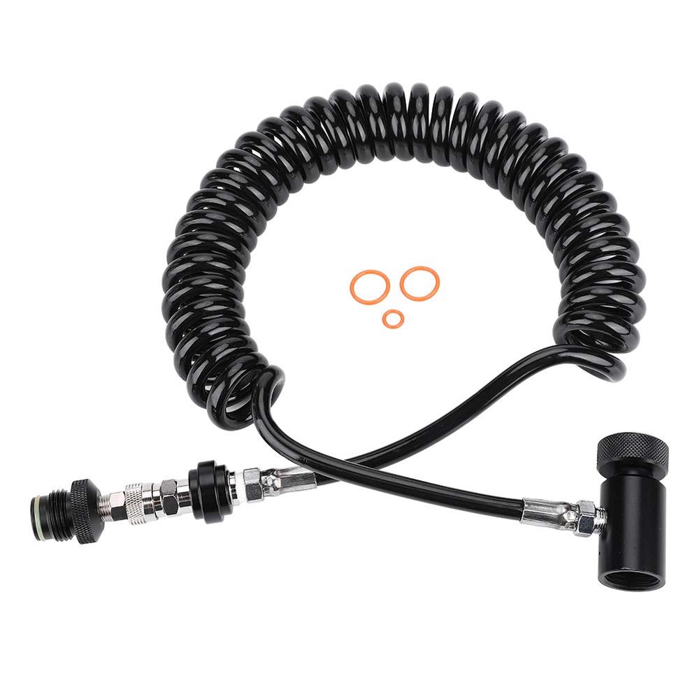 Joyzan Paintball Coil, Heavy Duty Tank Remote Line CO2 High Pressure HPA