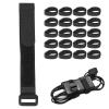 20PCS Fishing Rod Ties, Fishing Rod Holder Strap Hook and Loop Stretchy Fish Pole Belt Fit for Casting/Spinning/Fly Rods Organization and Protection FishingTackle