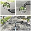 RYANGO Bike Mirror, Bar End Bicycle Mirror 2 Pack, Adjustable Bike Rear View Mirrors for Handlebar End, Acrylic Convex Round HD Bicycle Rearview Mirrors for Road Bike Mountain Bike view 3