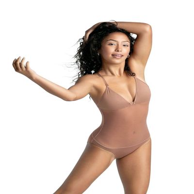 Capezio Womens 3763T Base Layer Underwear, Mocha, Medium US