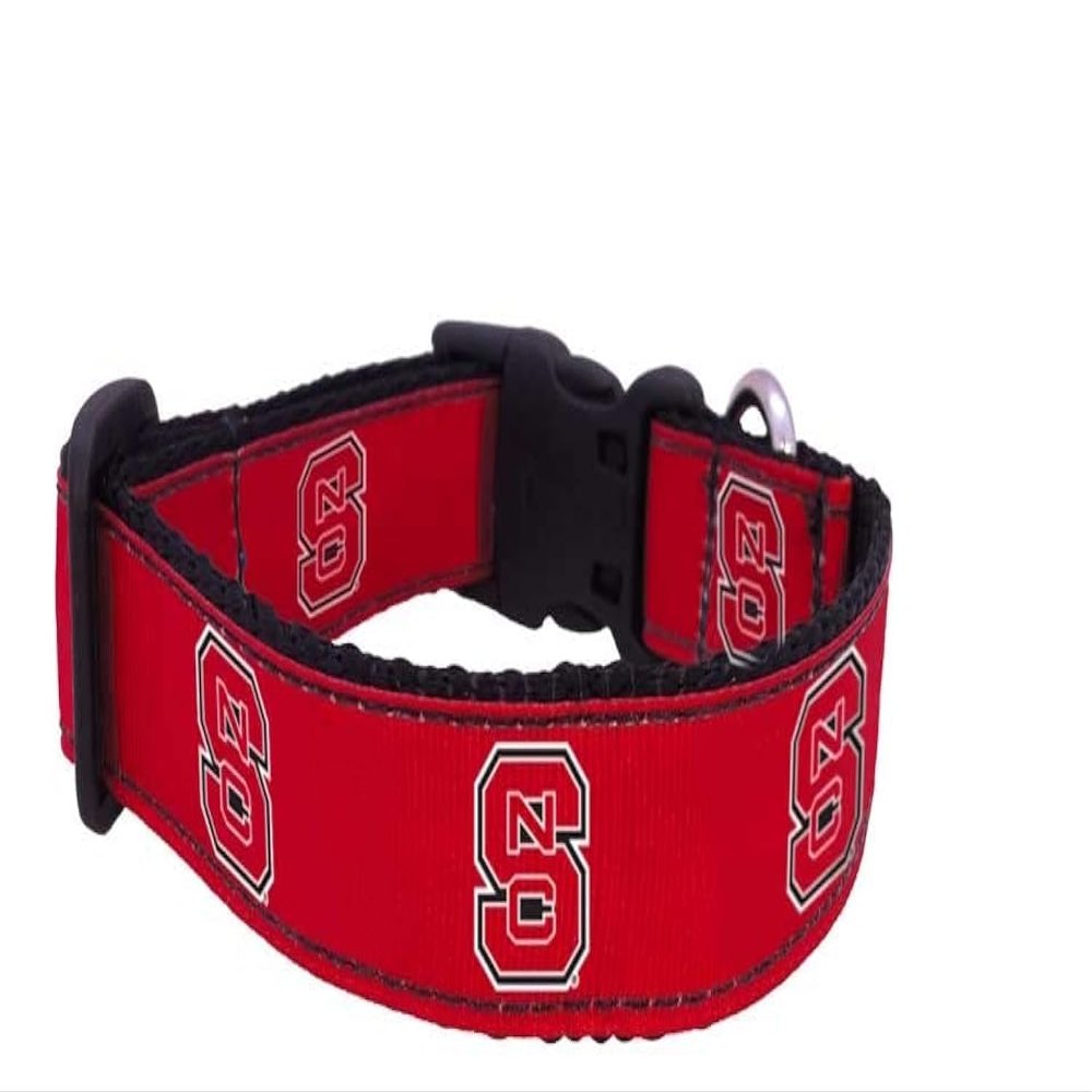 College Dog Collar (Medium, NC State)