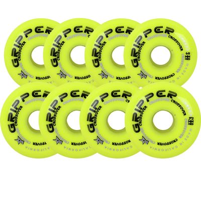 Labeda Roller Hockey Wheels Gripper Crossover Medium 80A 68mm 72mm Youth Hilo