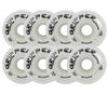 Labeda Roller Hockey Wheels Gripper Crossover Soft 76A White 59mm - Set of 8 view 1