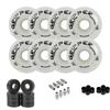 Labeda Gripper Roller Hockey Wheels + Hybrid Ceramic Bearings Soft White 59mm view 1