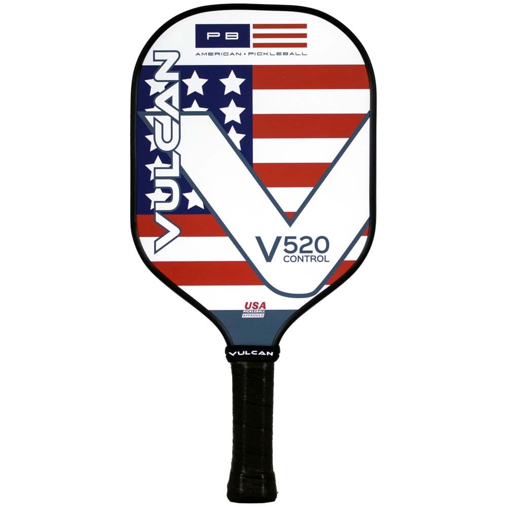 Vulcan | V520 Pickleball Paddle | Control Performance | Polypropylene Core - Fiberglass Surface | USAP Approved | USA
