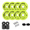 Labeda Gripper Roller Hockey Wheels + Hybrid Ceramic Bearings Medium Yellow 68mm view 1