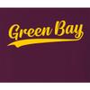 5X-Large Maroon Mens City of Green Bay Wisconsin Pride Fashion Script T-Shirt view 4