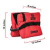 Shooter's Choice AccuRest Shooting Bag with Fill, Red view 3