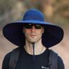 MINAKOLIFE Super Wide Brim Bucket Hat UPF50+ Waterproof Sun Hat for Fishing Hiking Camping (Navy) view 2
