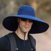MINAKOLIFE Super Wide Brim Bucket Hat UPF50+ Waterproof Sun Hat for Fishing Hiking Camping (Navy) view 3
