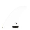 FCS 2 Single PG Longboard Fin White 8in view 1