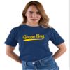 5X-Large Navy Blue Mens City of Green Bay Wisconsin Pride Fashion Script T-Shirt view 2