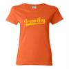 XX-Large Orange Women City of Green Bay Wisconsin Pride Fashion Script T-Shirt view 3