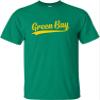 4X-Large Kelly Green Mens City of Green Bay Wisconsin Pride Fashion Script T-Shirt view 3