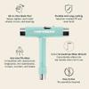 Retrospec Upkeep Skateboard Multi-Tool with Allen Wrench & Phillips Head Screwdriver - Compact Maintenance Kit for Skateboards & Roller Skates - Adjusts Wheels & Trucks view 2