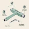 Retrospec Upkeep Skateboard Multi-Tool with Allen Wrench & Phillips Head Screwdriver - Compact Maintenance Kit for Skateboards & Roller Skates - Adjusts Wheels & Trucks view 3
