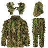 AYIN Ghillie Suit For Men, Hunting Suits 3D Leaf Bush Gillie Suit Camo Turkey Hunting, Hooded Gillies Camo Hunting Suits (LG/XL, Green Leaf) view 1
