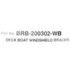 Bryant Boat Windshield Bracket BRB-200302-WB | 15 Inch (Set of 2) view 3