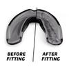 Legenda Mouth Guard Sports w/Case, Professional Mouthguard for Boxing, Football, Hockey, Jiu Jitsu, Muay Thai, MMA, Wrestling and High Contact Sports, Fits Adults, Youth, Kids 11+ (Black/Gray) view 2