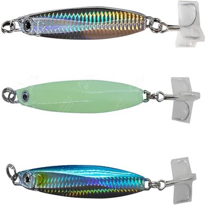 3pcs 3-Color 5.25oz Colt Sniper jigs 150g coltsniper Knife jig with a 3561D-DT MUSTAD Hook 3X Strong Forge High Carbon Steel Treble Hook