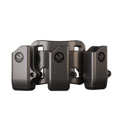 Orpaz G26 Pistol Mag Pouch Compatible with Glock 26 Magazine Holster for 0.40, 9mm Magazine Holder (Triple Mag, Belt Loop)