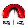 Legenda Mouth Guard Sports w/Case, Professional Mouthguard for Boxing, Football, Hockey, Jiu Jitsu, Muay Thai, MMA, Wrestling and High Contact Sports, Fits Adults, Youth, Kids 11+ (Black/Red) view 2