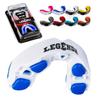 Legenda Mouth Guard Sports w/Case, Professional Mouthguard for Boxing, Football, Hockey, Jiu Jitsu, Muay Thai, MMA, Wrestling and High Contact Sports, Fits Adults, Youth, Kids 11+ (White/Blue) view 1