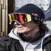 Giro Blok Ski Goggles - Snowboard Goggles for Men & Youth - Harbor Blue Expedition Strap with Vivid Royal Lens view 4
