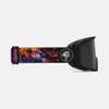 Giro Blok Ski Goggles - Snowboard Goggles for Men & Youth - Black/Orange Liquid Light Strap with Vivid Smoke Lens view 3