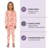 Rocky Thermal Underwear Kids Girls Thermal Underwear Set Toddler Long Johns kid Thermals Kid Base Layer kids thermals top bottom set, Triangle Design, X-Small, Standard-185 GSM, THERMALS SET view 2