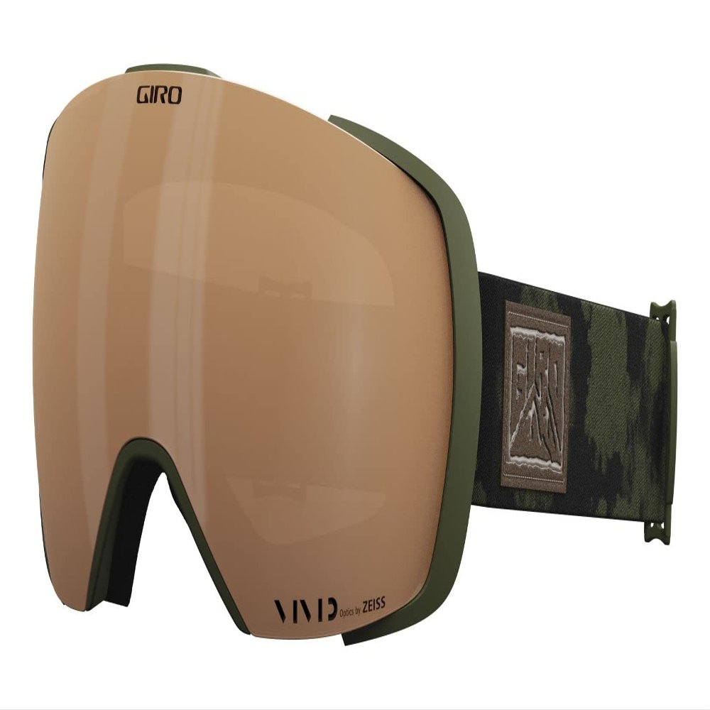 Giro Contact Snow Goggles 2023 - Trail Green Clouddust Frame with Vivid Copper/Vivid Infrared Lens Large