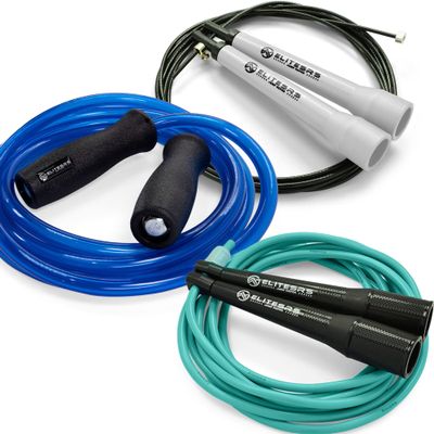 Elite Jumps, Adult Jump Ropes for Fitness, Cardio Training Bundle - 3 Jump Ropes, Professionally Curated for Developing a Robust Cardio Workout Routine