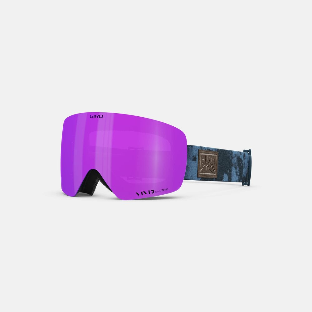 Giro Contour RS Adult Snow Goggle - Ano Harbor Blue Cloud Dust Strap with VIVID Pink/VIVID Infrared Lenses