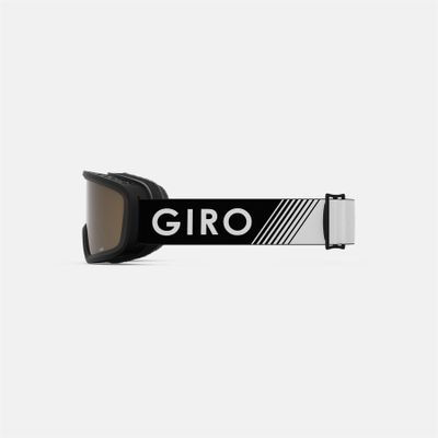 Giro Chico 2.0 Toddler Ski Goggles - Snowboard Goggles for Kids, Boys & Girls 2-4 - Black Zoom Strap with Amber Rose Lens