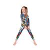 Rocky Thermal Underwear Kids Girls Thermal Underwear Set Long Johns kid Thermals Kid Base Layer kids thermals top bottom set, Geometric Design, Large, Standard-185 GSM, THERMALS SET view 1
