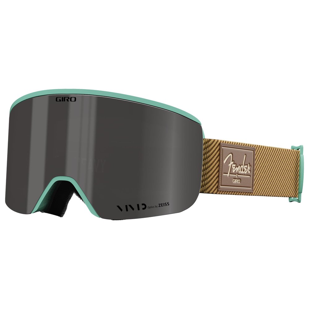 Giro Axis Adult Snow Goggle - Fender Iconic Tweed Strap with VIVID Smoke/VIVID Infrared Lenses