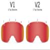 Giro Cruz/Roam/Moxie Snow Goggle Replacement Lens - Amber Scarlet view 2