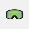 Giro Blok Ski Goggles - Snowboard Goggles for Men & Youth - Black Split Fountain Mountain Strap with Vivid Emerald Lens view 3