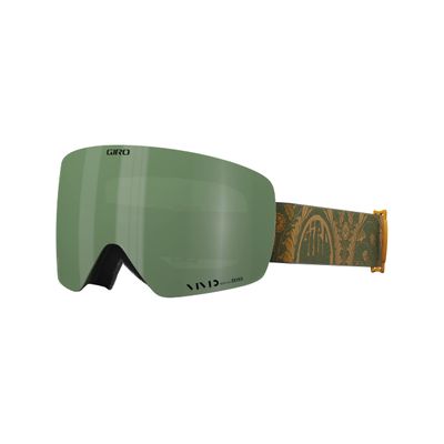 Giro Contour Asian Fit Adult Snow Goggle - Trail Green Filmore Sun Strap with VIVID Envy/VIVID Infrared Lenses
