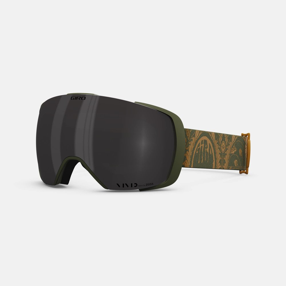 Giro Contact Snow Goggles 2023 - Trail Green Filmore Sun Frame with Vivid Smoke/Vivid Infrared Lens Large