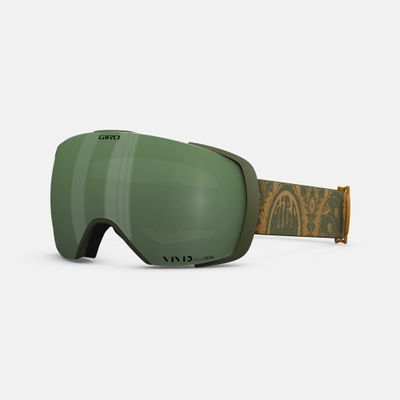 Giro Contact Adult Snow Goggle - Trail Green Filmore Sun Strap with VIVID Envy/VIVID Infrared Lenses