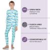 Rocky Thermal Underwear Kids, Boys Thermal Underwear Set Long Johns Thermals Kids Base Layer kid thermals top bottom set Boys Winter Clothes Shirt & Pants, Ski/Extreme Cold (Triangle, X-Small) view 2