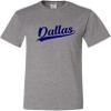 5X-Large Oxford Mens City of Dallas Texas Pride Fashion Script T-Shirt view 1
